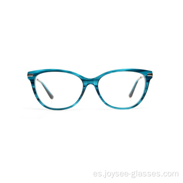 Nuevo diseño de gafas de acetato de acetato de ojo de gato de alta calidad